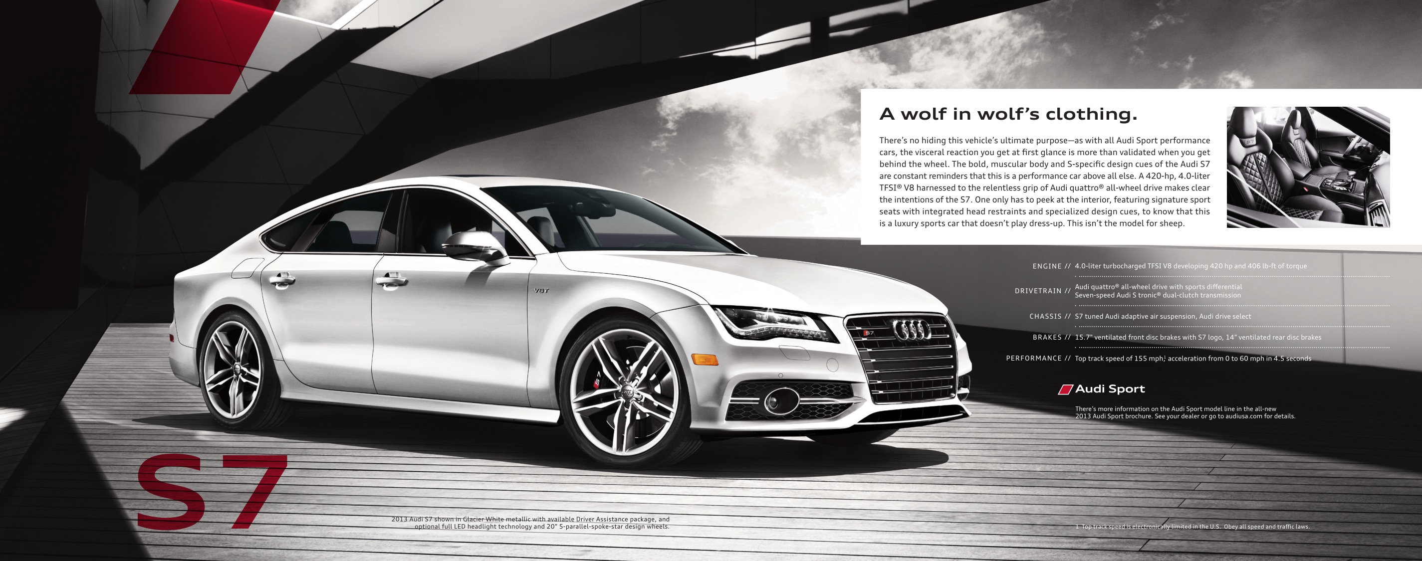 2013 Audi A7 Brochure Page 19